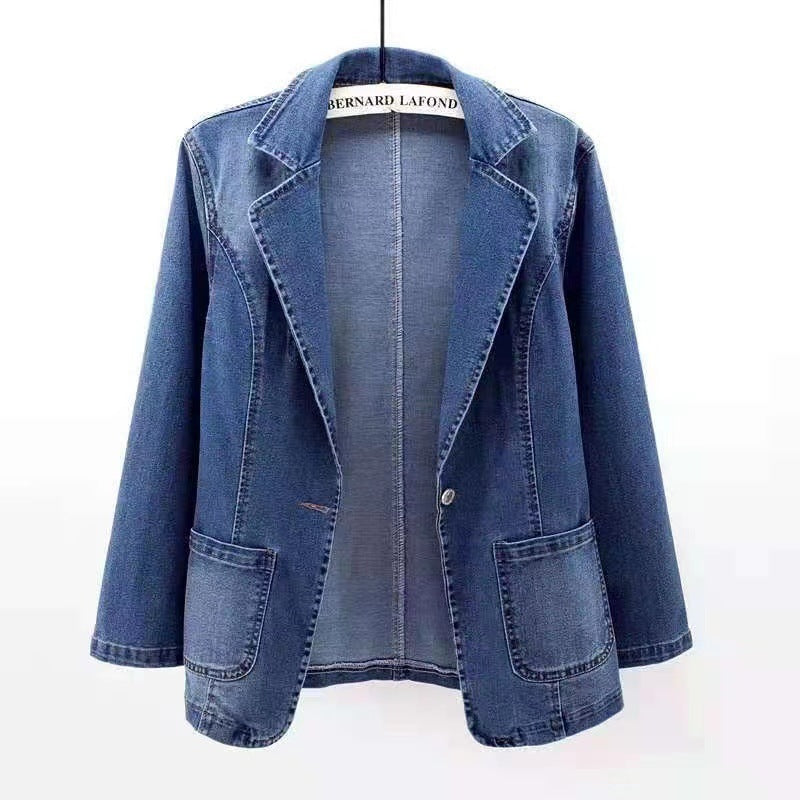 Denim Button Top Jacket
