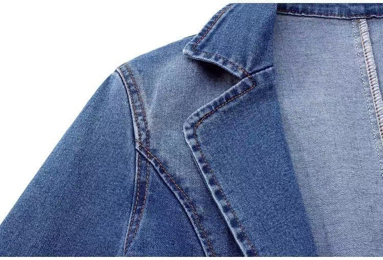 Denim Button Top Jacket