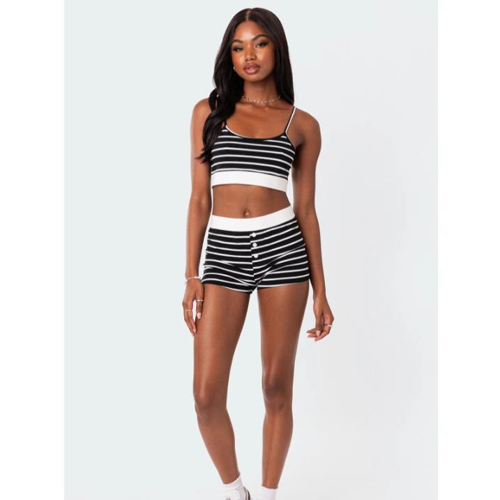 Camisole American Super Short Shorts Two-piece Set