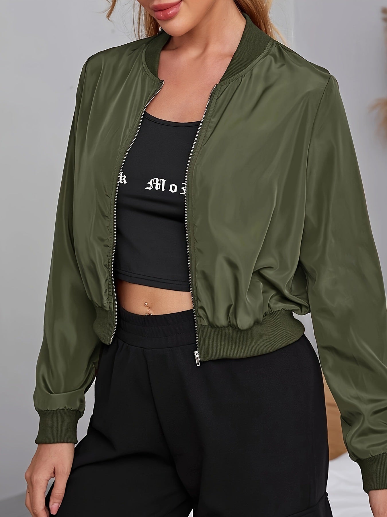 Casual Jacket Niche Zipper Women's Long Sleeve