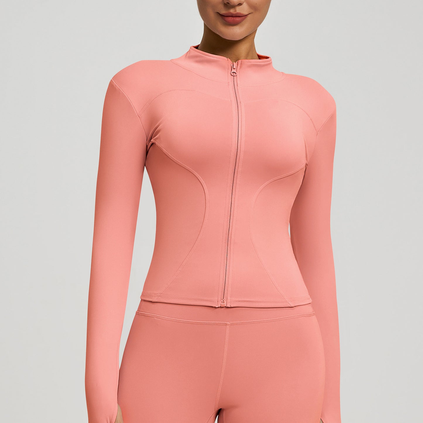 Fashion Casual Slim-fit Yoga Wear Women's Coat