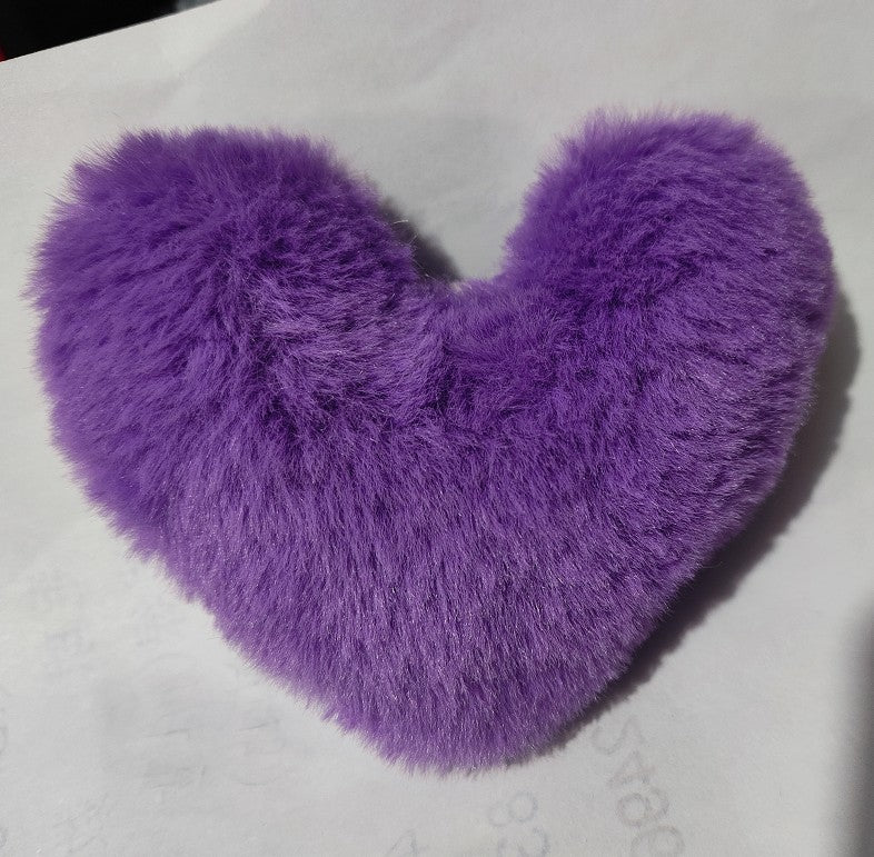 Love Rabbit Fur Plush Pendant Keychain