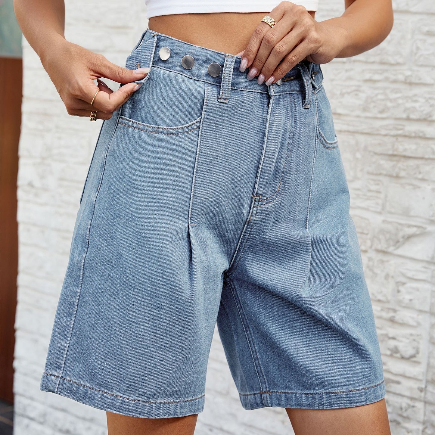 Womens Denim Jorts