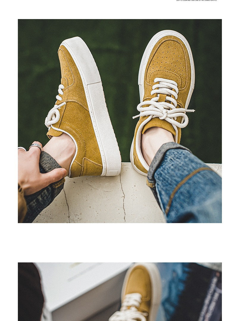Casual Lace-up Suede Shoes