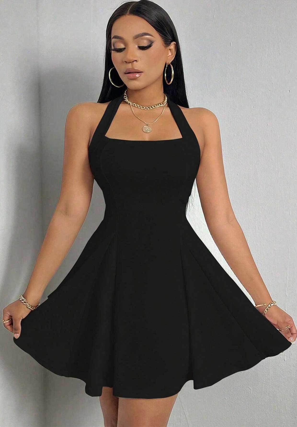 Women's "Midnight Black" Dress