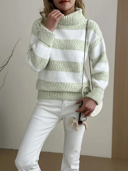 Women's Loose Outer Wear Artificial Mink Fur Sweater