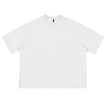 Cotton American Drop-shoulder Sleeve T-shirt