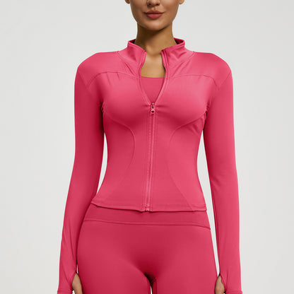 Fashion Casual Slim-fit Yoga Wear Women's Coat