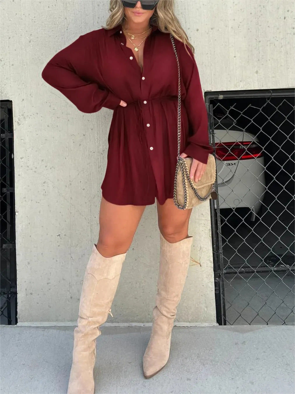 Women's Long Sleeve Dress