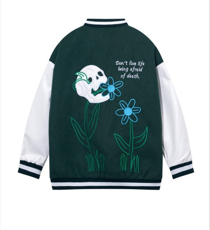 Personalized Embroidery Casual Jacket Couple Fashion Baseball Uniform