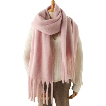 Mohair Pure Color Scarf