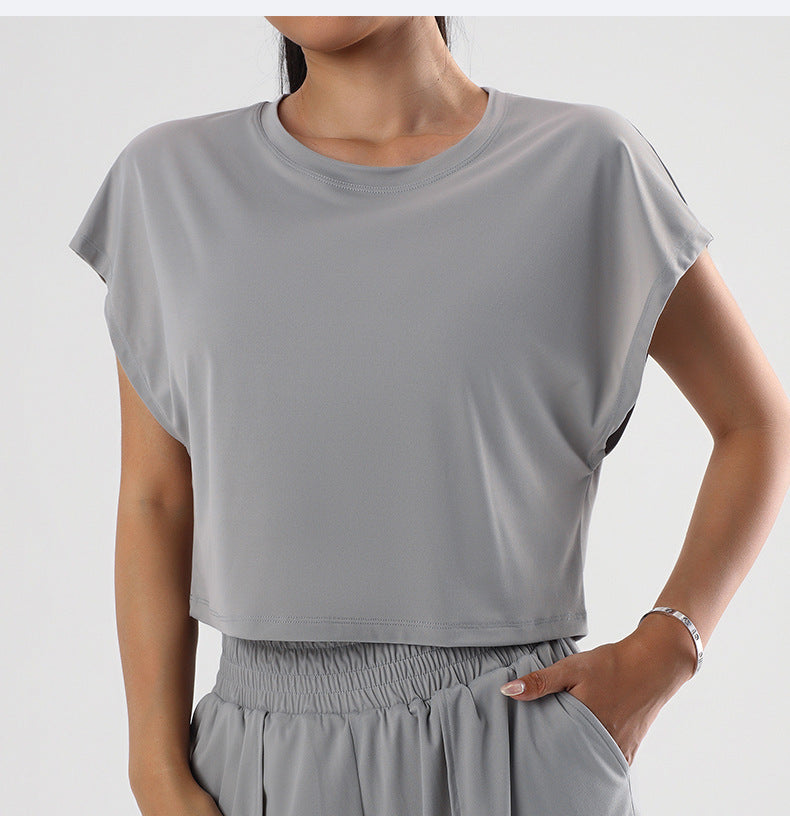 Summer Thin Crop Top Women's T-shirt
