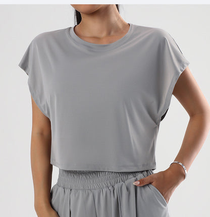 Summer Thin Crop Top Women's T-shirt