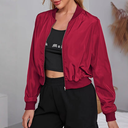 Casual Jacket Niche Zipper Women's Long Sleeve