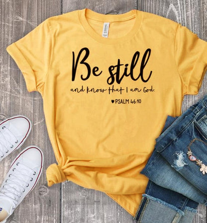 "Psalms 46:10" Shirts