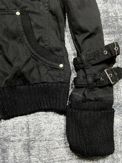 Women's American-style Retro Black Jacket