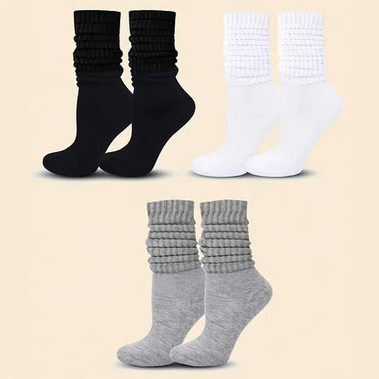 Loose Stockings Pure Color Socks