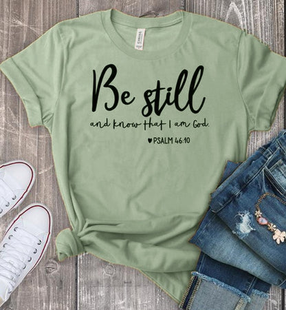 "Psalms 46:10" Shirts