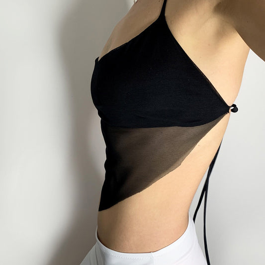 Small sling crop top