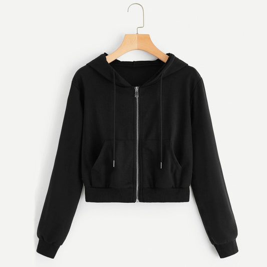 All-Match Cardigan Top Loose Sports Jacket Hoodie