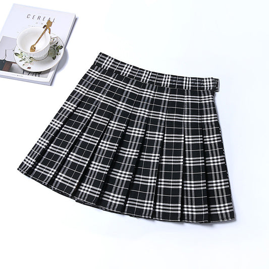 Classic Plaid Uniform Skirt