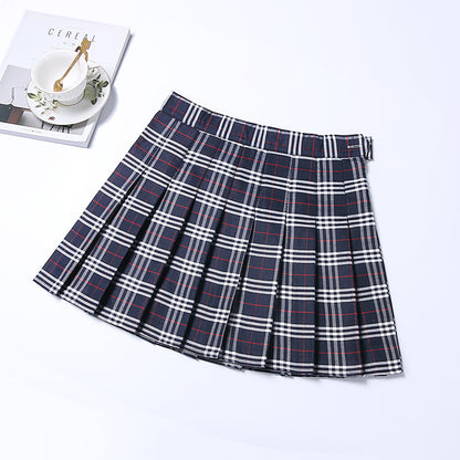 Classic Plaid Uniform Skirt