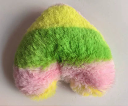 Love Rabbit Fur Plush Pendant  Keychain