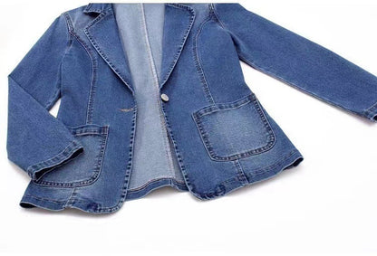 Denim Button Top Jacket