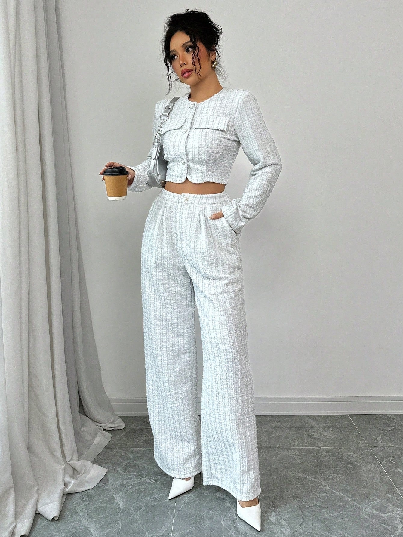 Spring And Autumn Long-sleeve & Pants Suit