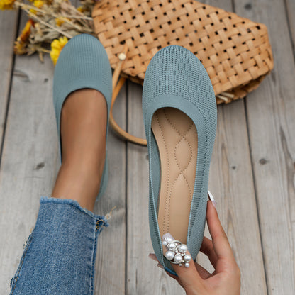 Round Toe Flats Shoes For Women