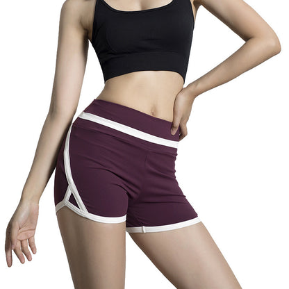 Women's Letter Printed Sports Shorts