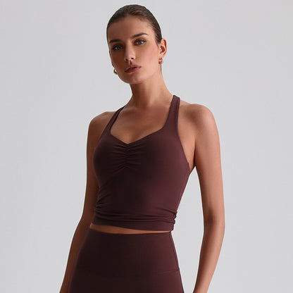 Vest Brushed Quick-drying Outdoor All-matching Running Beauty Back Exercise Underwear