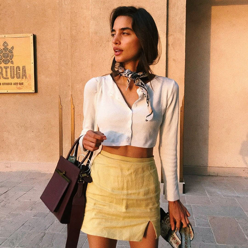 Cropped Cardigan