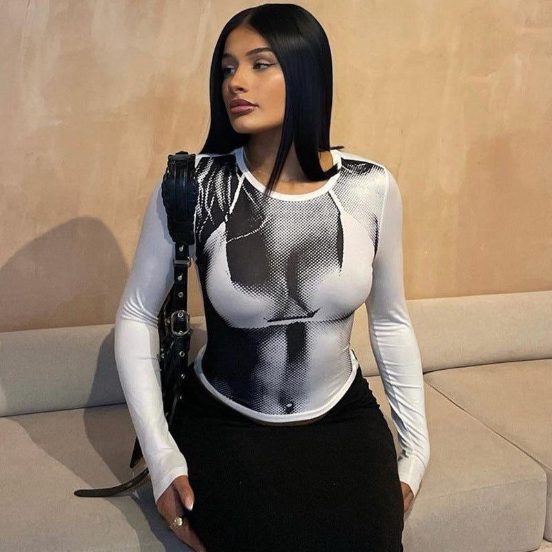 Fashion Women's Long-sleeved Top