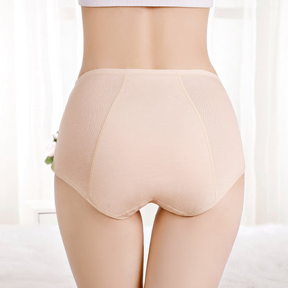 Women's Cotton High-waist Physiological Underwear