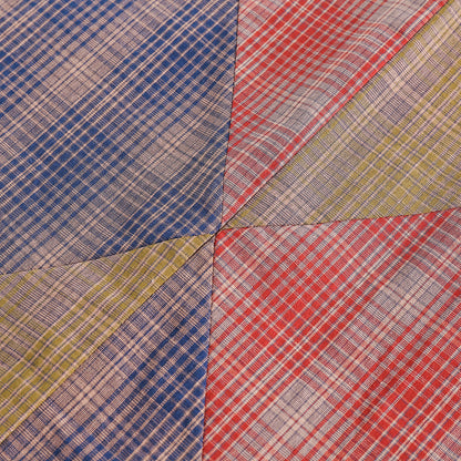 Color Matching Plaid Long Sleeve Shirt For Men