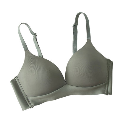 Solid Color Wireless Thin Bra