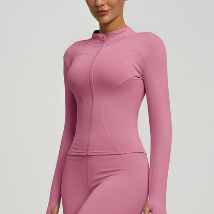 Fashion Casual Slim-fit Yoga Wear Women's Coat