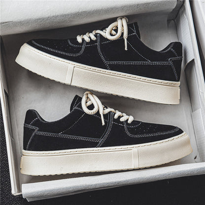 Casual Lace-up Suede Shoes