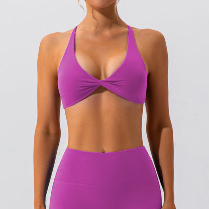 Cross Back Sports Bra Fashion