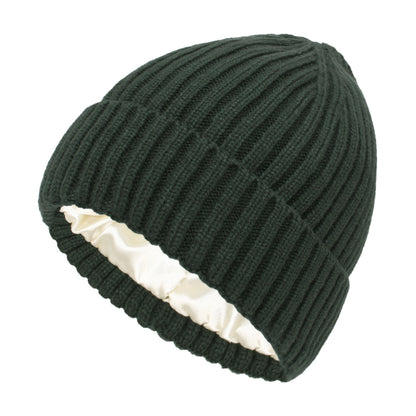 New Satin Warm Wool Hat Unisex