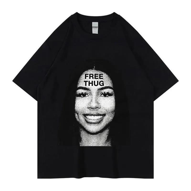 Women's Retro Short Sleeve Top Hip Hop T-shirt