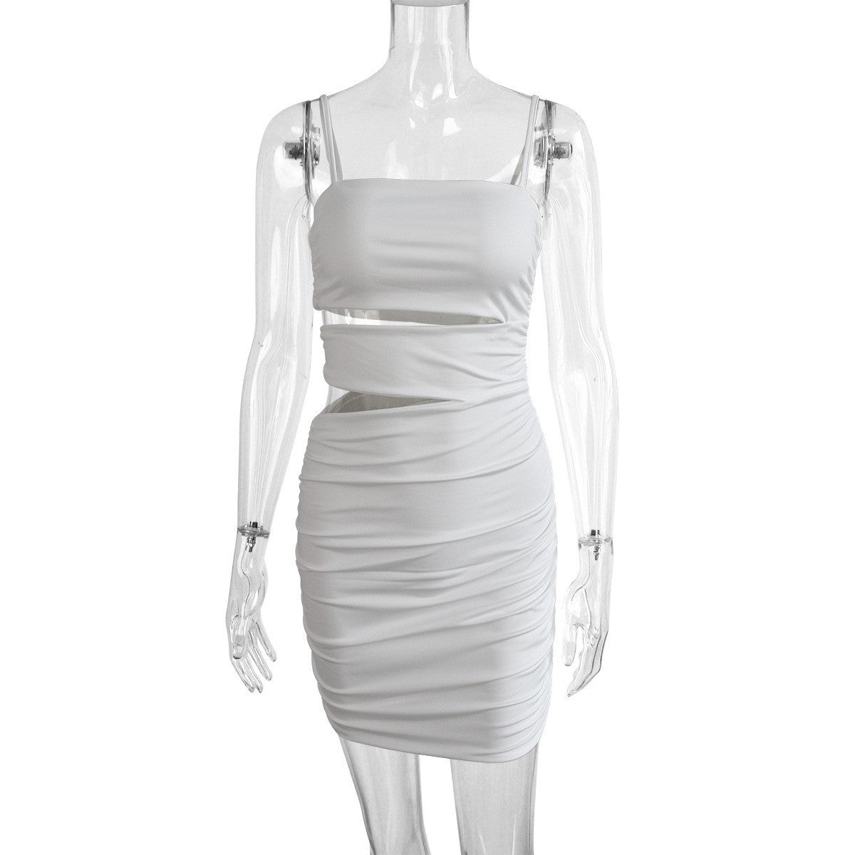 Women's Summer Dress With Suspenders