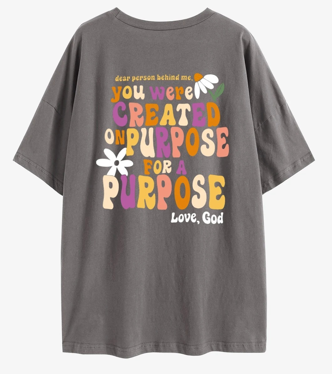 Women's Fashion Casual Simple Round Neck Short Sleeve