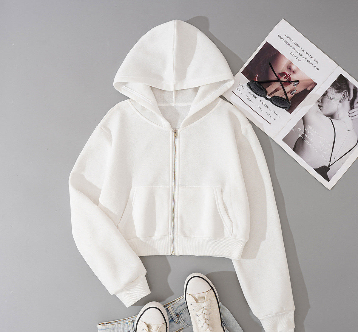 Fashion Zippered Jacket