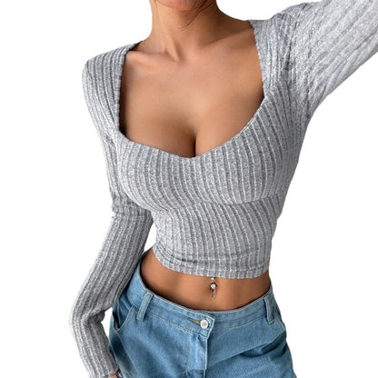Women's Sunken Stripe Brushed T-shirt