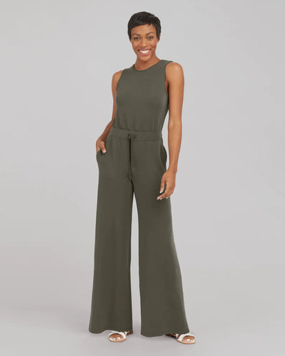 Women's Fashionable Lace Up Jumpsuit