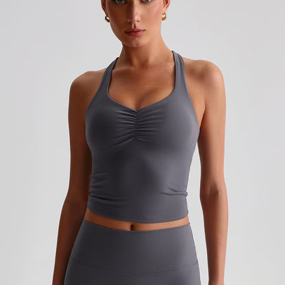 Vest Brushed Quick-drying Outdoor All-matching Running Beauty Back Exercise Underwear