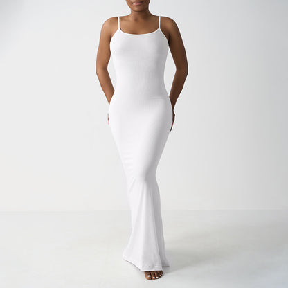 Casual Slim-fit Sling Home Long Dress