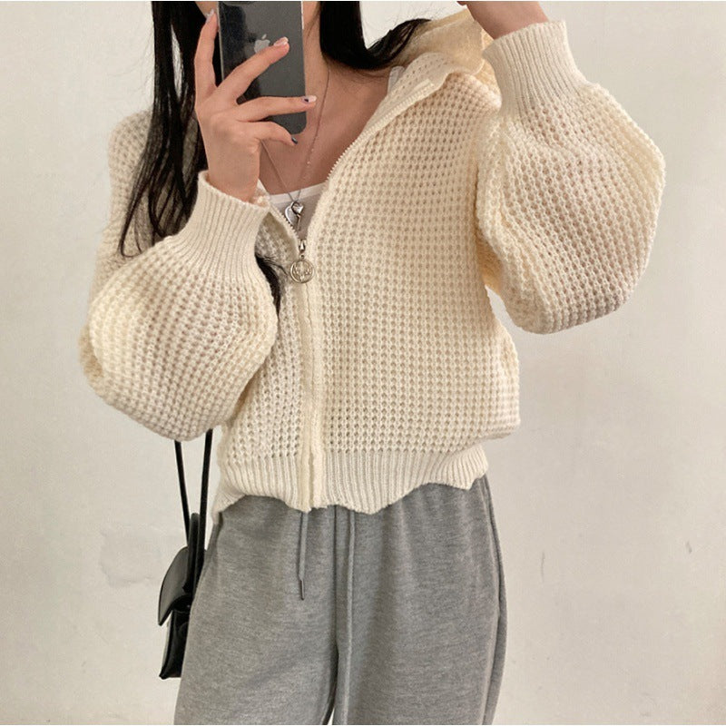 Women's Fashion Loose And Lazy Style Knitted Jacket